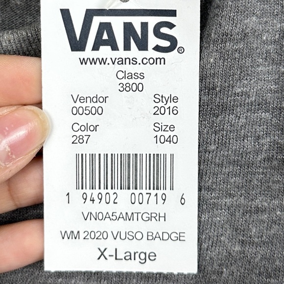 Vans US Open of Surfing Badge Short Sleeve Tee Size X-Large Women - Picture 10 of 12